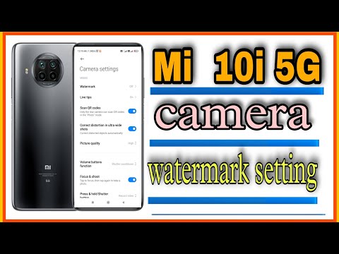 Xiaomi Mi 10i Camera watermark setting Xiaomi Mi10i me kaise watermark setting ko enable disable kre
