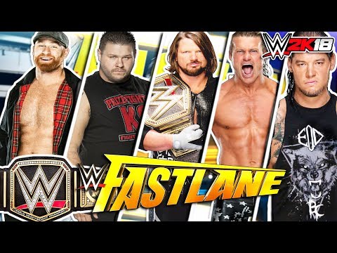 WWE FASTLANE 2018:WWE Championship Fatal 5-Way Match | WWE 2k18 Gameplay 60fps 1080p Full HD