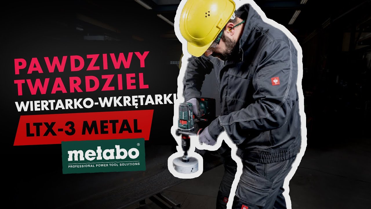 NOWA linia akumulatorowych wiertarko wkrętarek  Metabo LTX 3 METAL