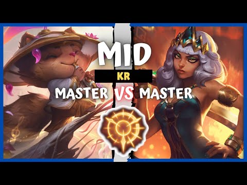 Korean Master Teemo Mid vs Master One Trick Qiyana - KR Rank S10
