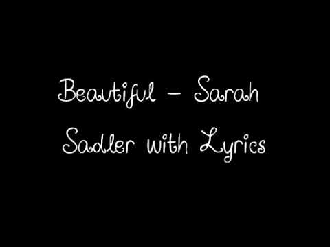 Beautiful Sarah Sadler