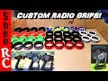 My CUSTOM MADE RC RADIO WHEEL GRIPS Flysky Futaba Airtronics Ko Propo More