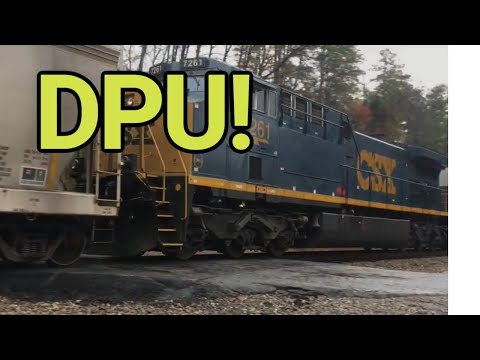 Distributed Power (DPU) locomotives. Why railroads use remote units