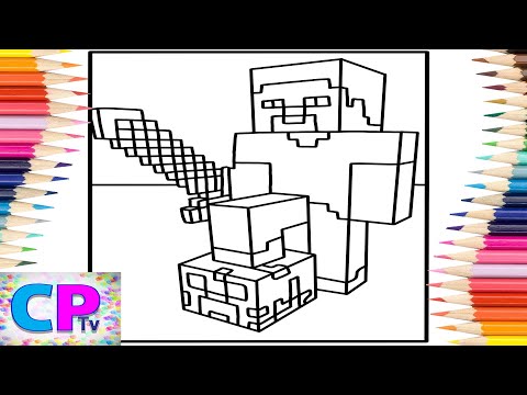 Minecraft Coloring Pages/Steve from Minecraft/Marin Hoxha & Caravn - Eternal [NCS Release]