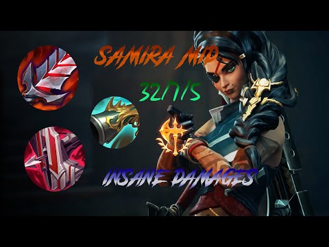 I HAVE 1 AFK BUT I WIN ANWAYS SAMIRA MID IS BROKEN | SAMIRA MID GAMEPLAY |