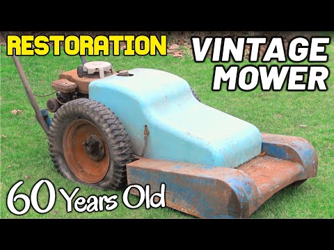 RARE 60 YEAR OLD MOWER RESTORATION