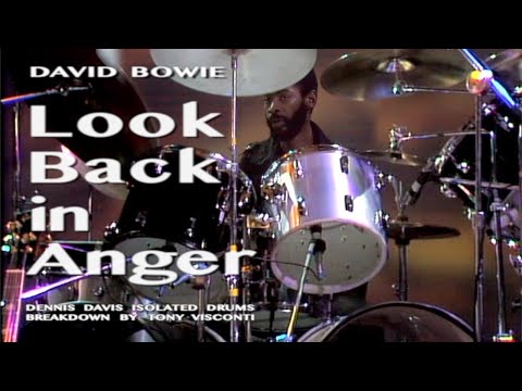 David Bowie • Look Back in Anger • Dennis Davis Isolated Drums Breakdown by Tony Visconti