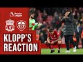 Klopp's Reaction: 'You have to fight for momentum' | Liverpool vs Leeds Utd
