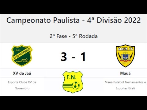 2022-07-29 - XV de Jaú 3-1 Mauá