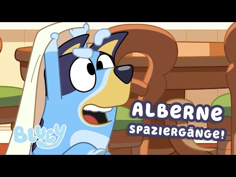 Bluey und Bingo machen Lustige Spaziergänge! 😆 | Bluey - Deutsch Offizieller Kanal