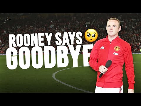 When Wayne Rooney Said Goodbye To Old Trafford 🥺🏟️