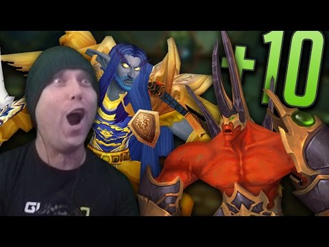 GUARANTEED LOOT - Prot Warrior Mythic+ 10 Vault of the Wardens Highlights - Legion 7.2