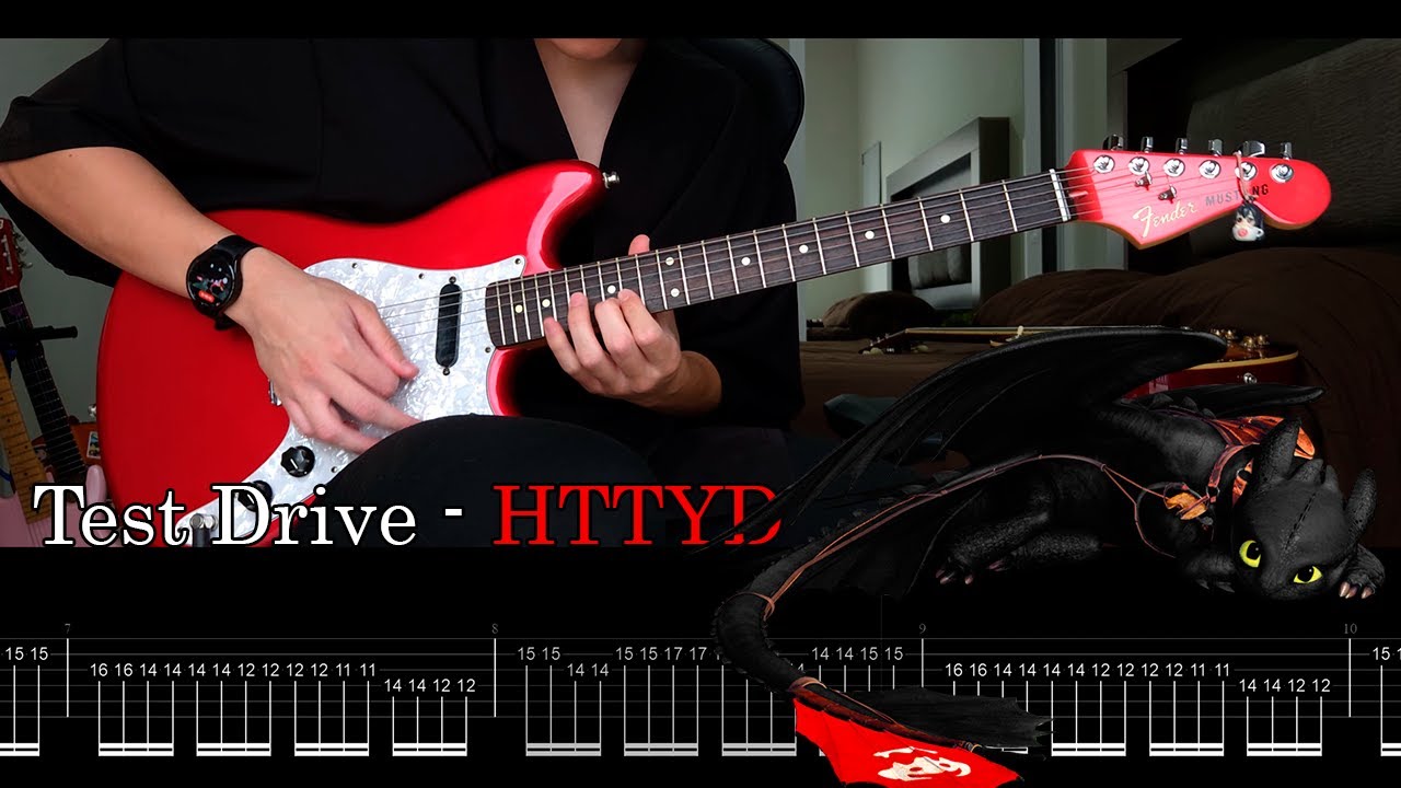 [TABS]  How To Train Your Dragon OST【Test Drive】Guitar Cover