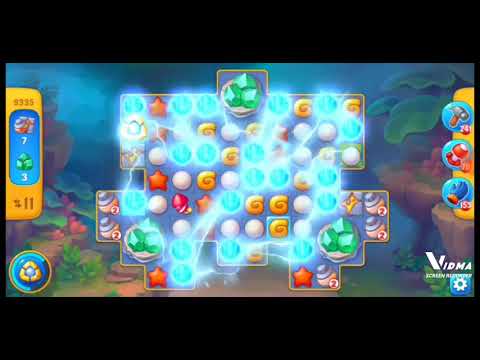 Fishdom. 9335 level no boosters and diamonds. 18 moves