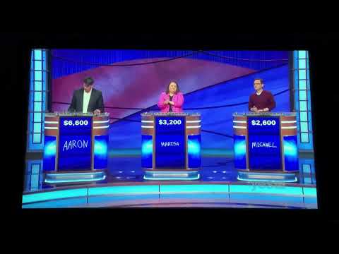 Double Jeopardy, Aaron Craig Day 3 - 2nd Daily Double found at the start 😂 (2/25/21)