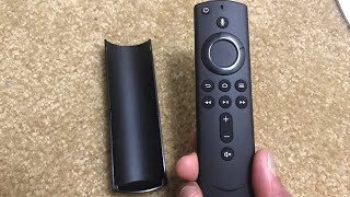 Open Stuck Remote battery cover of Amazon Fire TV stick 4K