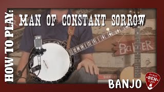Man of Constant Sorrow- Banjo Lesson!