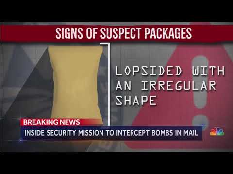"NBC Nightly News" Mail Facts and Suspicious Package Tips