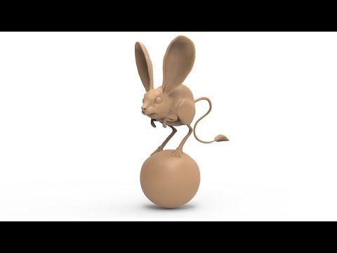 Jerboa - Sculptris Pro Timelapse by Pablo Munoz Gomez