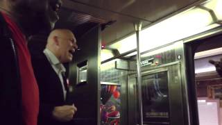 Only in NYC :: Subway Singing with the Conductor