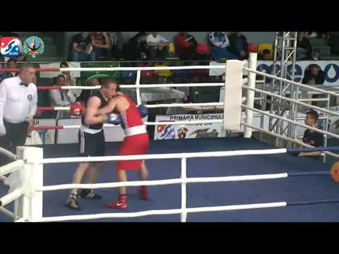EUBC U22, Targu Jiu, Romania, 01.04.18. Final (75 kg). Kharabadze G. (GEO) - Tokarchuk O. (UKR)