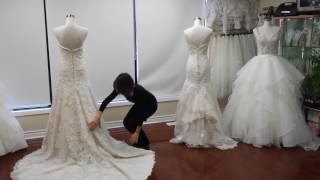 How To Bustle Your Wedding Dress-French Bustle vs American Bustle