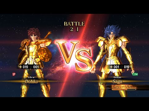 Dohko (Libra Gold Cloth) vs Saga (Gemini Gold Cloth) - Saint Seiya: Soldiers' Soul