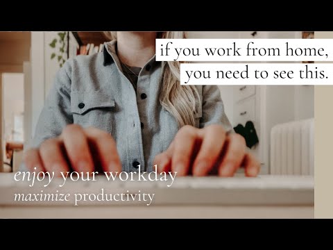 10 TINY WORKING FROM HOME HACKS | My best strategies that make all the difference