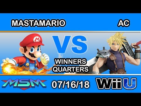 MSM 155 - Mastamario (Mario) Vs AC (Cloud,MK) Winners Quarters - Smash 4
