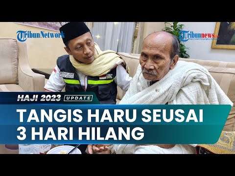 Tangis Haru Arifin Akhirnya bisa Peluk Sang Istri Seusai 3 Hari Hilang di Makkah
