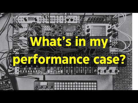 Building a dub techno modular performance. My live setup from Knobcon