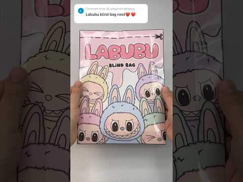 Labubu Blind Bag Paper DIY #blindbagpaper #labubu #papercraft