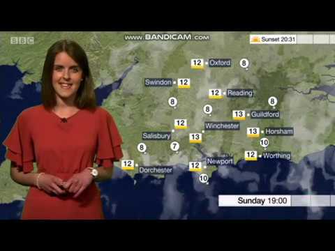 Alex Osbourne BBC South news weather May 4th 2019 - 60 fps