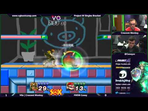 S@X 9/30/14 - Crescent Monkey (Captain Falcon) vs Coney (Wario) - Project M Tournament - Smash PM