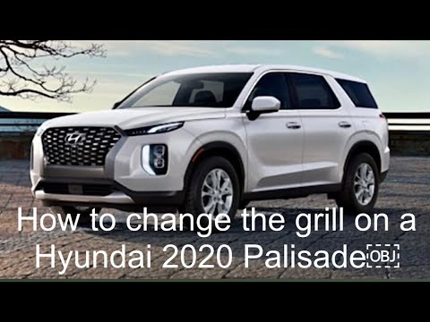 How to change a grill on the palisade 2020 Hyundai