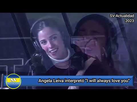 INCREÍBLE INTERPRETACIÓN EN INGLÉS DE ANGELA LEIVA