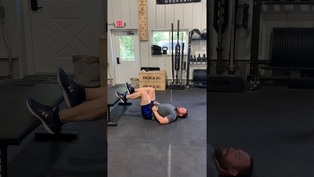 1 DB SL Feet Elevated Glute Bridge