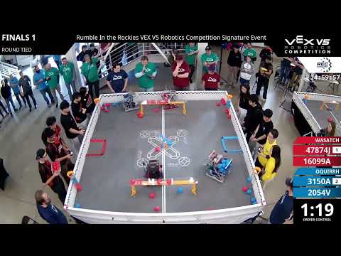 Rumble In the Rockies : Grand Finals - Final #1-1 - 47874J & 16099A vs 3150A & 2054V - Auton + Drive