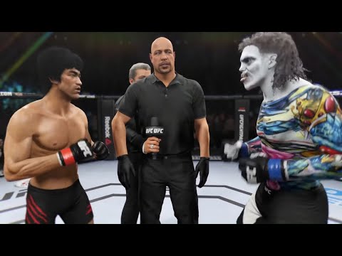 Bruce Lee vs. Creepy Death - EA Sports UFC 2 - Dragon Fights 🐉