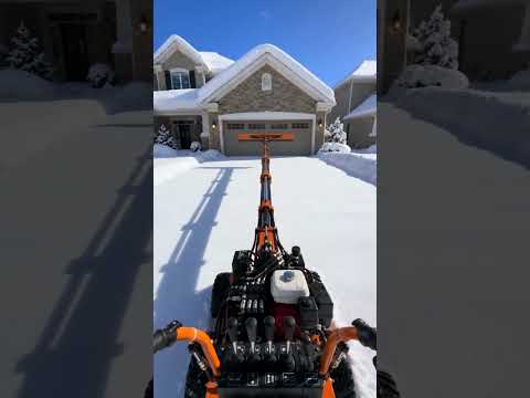 Telescopic Snow Remover Driveway Snow Clearing
