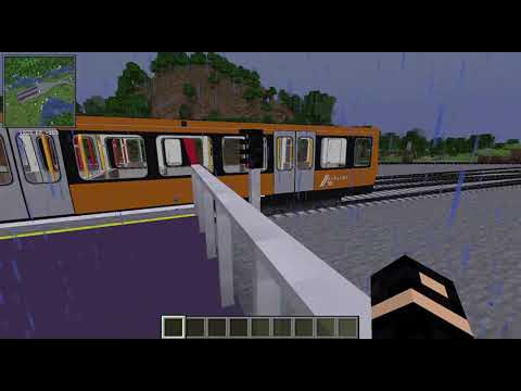 Minecraft MTR world|| scr wip area showcase