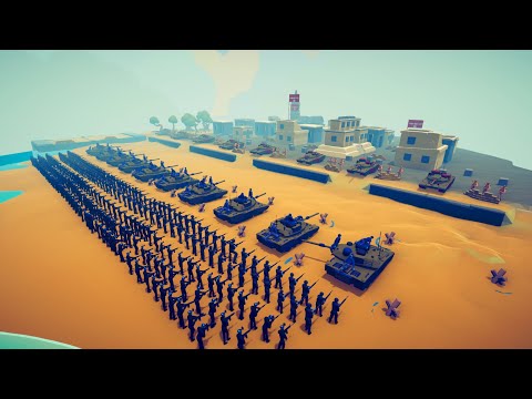 CAN 200x SHADOW COMPANY SOLDIER CAPTURE ENEMY CITY? - Totally Accurate Battle Simulator TABS