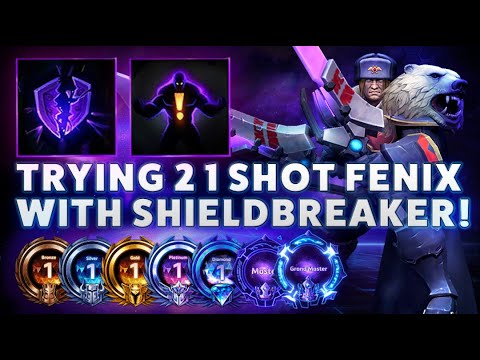 Varian Colossus Smash - TRYING TO 1 SHOT FENIX WITH SHIELDBREAKER! - Bronze to Grandmaster S1 2022