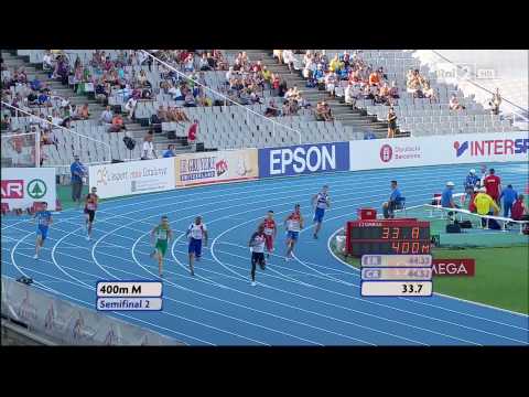 400m men Semifinal  20th European Athletics Championships Barcelona 2010 HD
