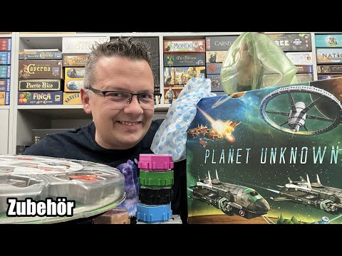 Brettspielzubehör bzw. Brettspiellösung zu Planet Unknown