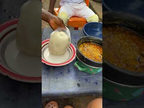 Fufu and egusi soup #foodiechronicles