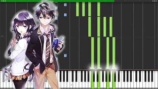 [Masamune-kun no Revenge OP] &quot;Wagamama MIRROR HEART&quot; - Ayaka Ohashi (Synthesia Piano Tutorial)