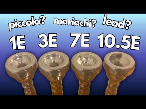 Vincent Bach 7E Trumpet Mouthpiece (Large Font Engraving) image 8
