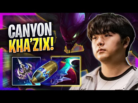 CANYON PERFECT GAME WITH KHA'ZIX! - DK Canyon Plays Kha'zix JUNGLE vs Nidalee! | Season 2023
