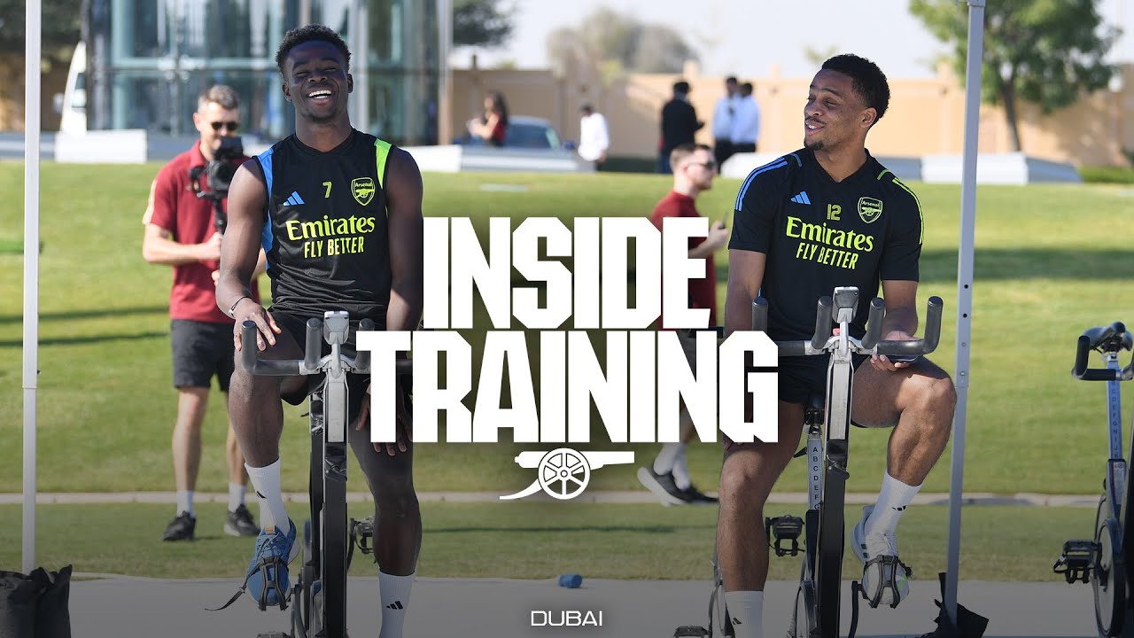 Timber steps up his rehab! | Inside Training | Arsenal training camp in Dubai
